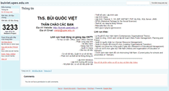 Desktop Screenshot of buiviet.upes.edu.vn