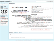 Tablet Screenshot of buiviet.upes.edu.vn